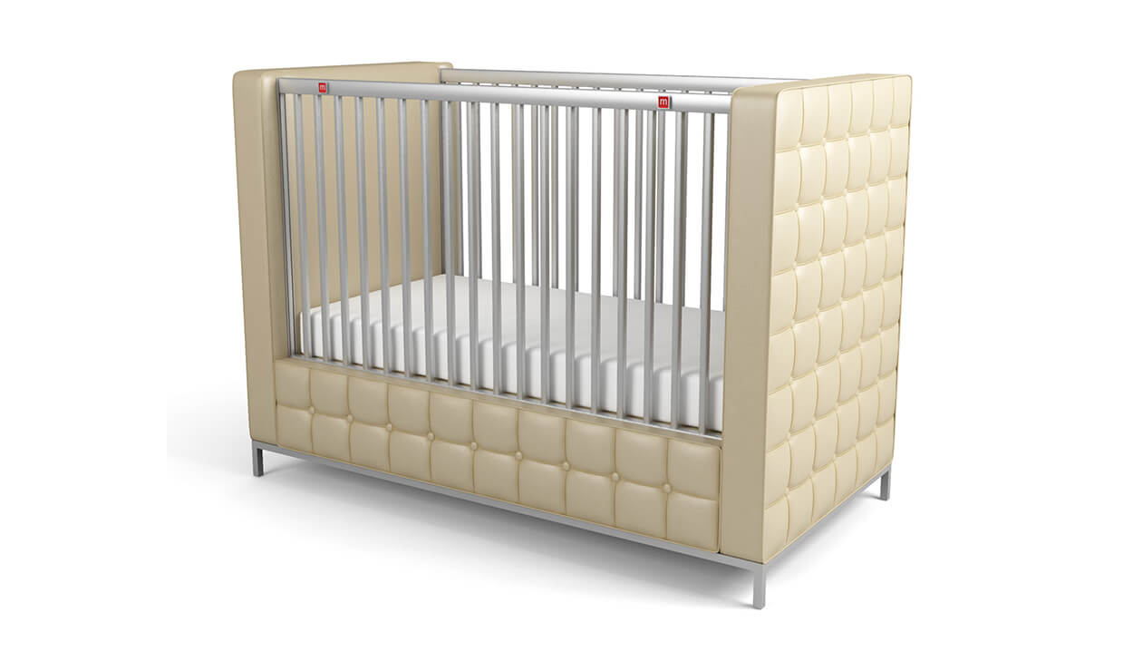 Migule Sandra Baby Leather Crib Nisha Sawhney SnS Design Product Design Firm Industrial design company Design Ideas Innovation manufacturing 1